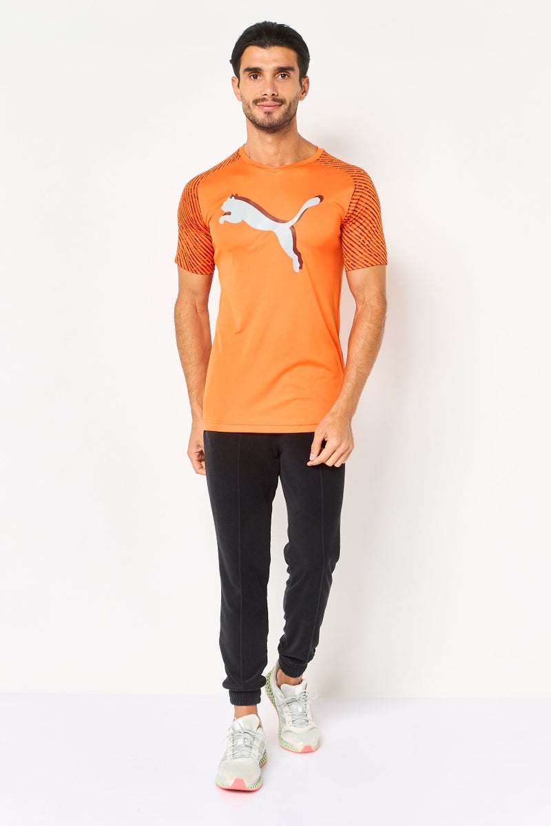 PUMA Men Sportswear Fit Short Sleeve Training T-Shirt, Orange - Image 4