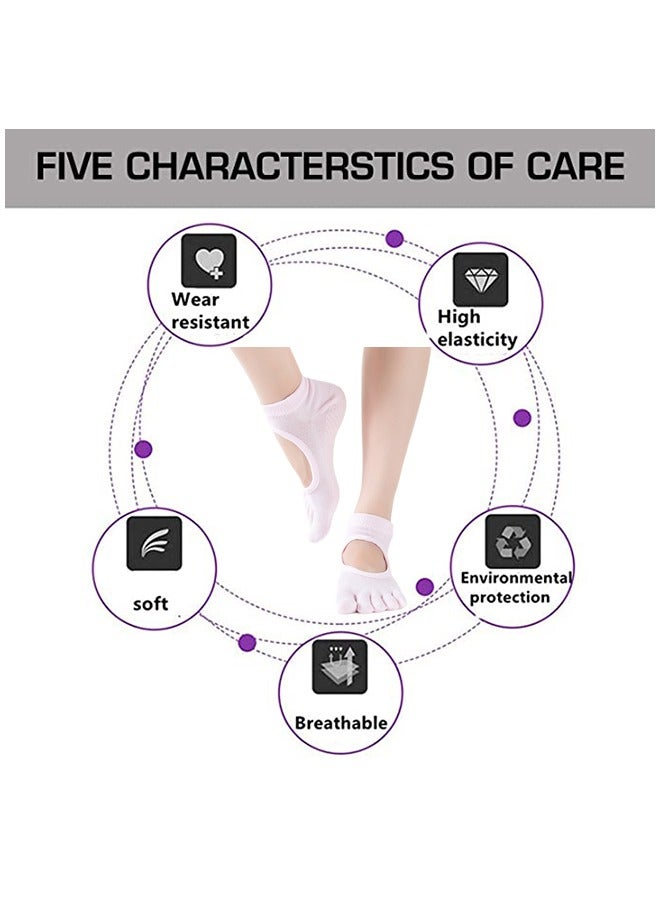 Generic Anti-Skid Breathable Fitness Yoga Socks - Image 2
