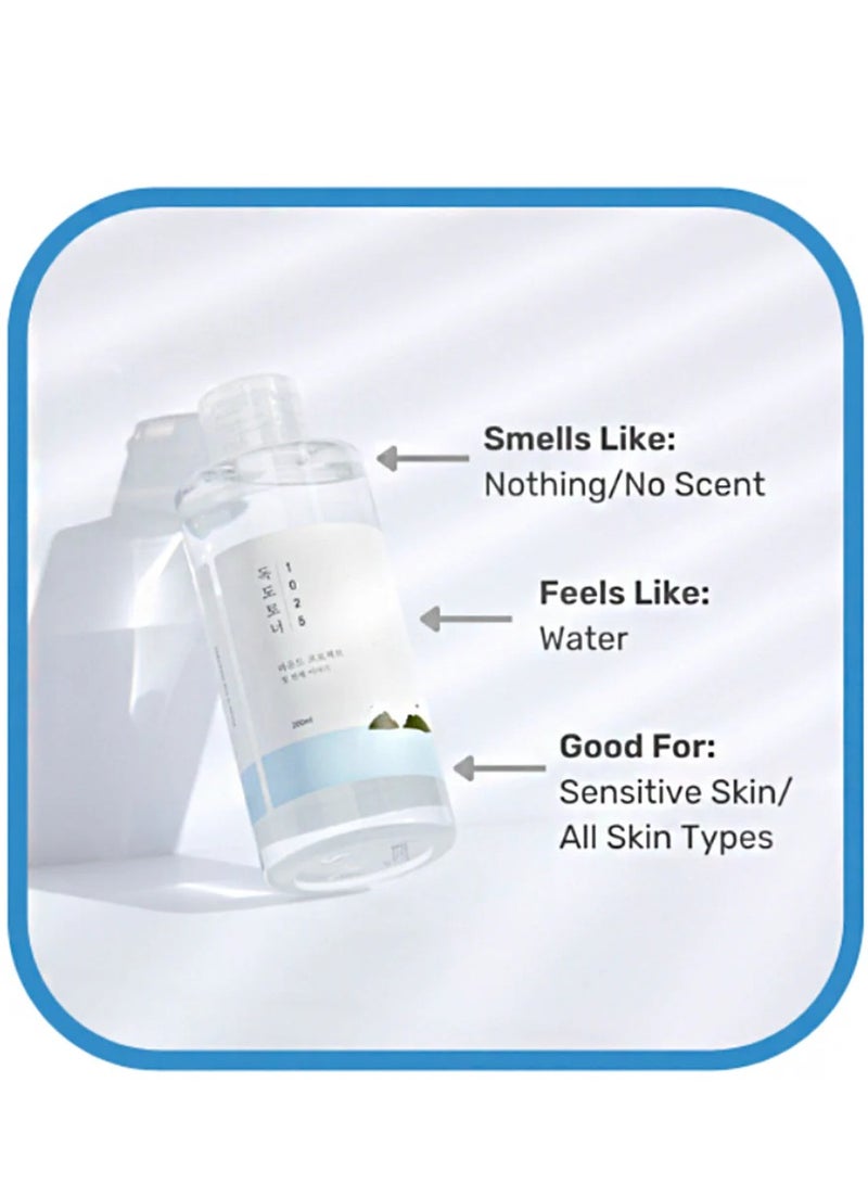 Round Lab 1025 Dokdo Toner 200ml, Exfoliate Dead Skin Cells, Replenish Skin with Long Lasting Hydration - Image 5