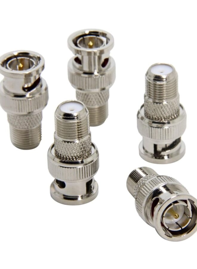 fujistar FS-BC-01 High-Quality BNC Connector – Durable Coaxial Cable Connector for Video and Surveillance Systems Pack of 20 - Image 1