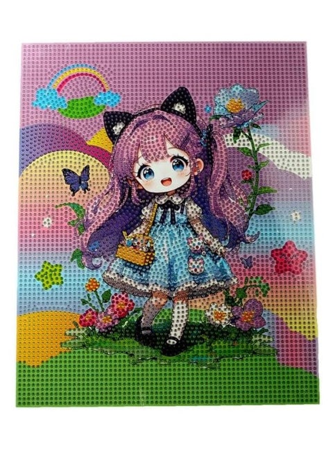 Large rectangle frame with sequins and glitter