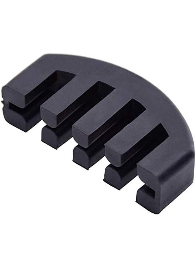 Generic 2PCS Black Rubber 4/4 Violin Practice Mute,Ultra Practice Silencer  - Image 1