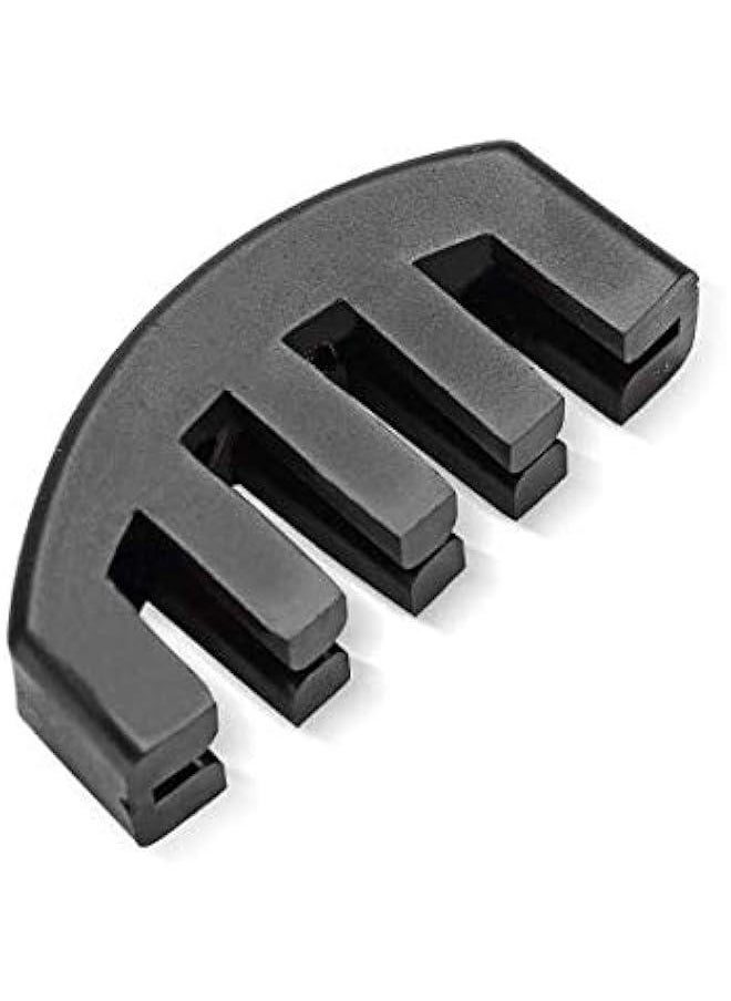 Generic 2PCS Black Rubber 4/4 Violin Practice Mute,Ultra Practice Silencer  - Image 2