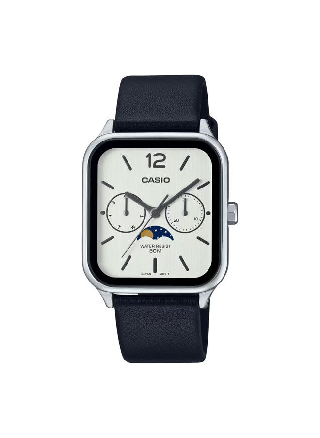 CASIO Leather Chronograph Watch MTP-M305L-7AVDF  - Image 1