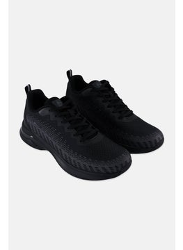 RBX Men Lace Up Training Shoes, Black  - Image 1