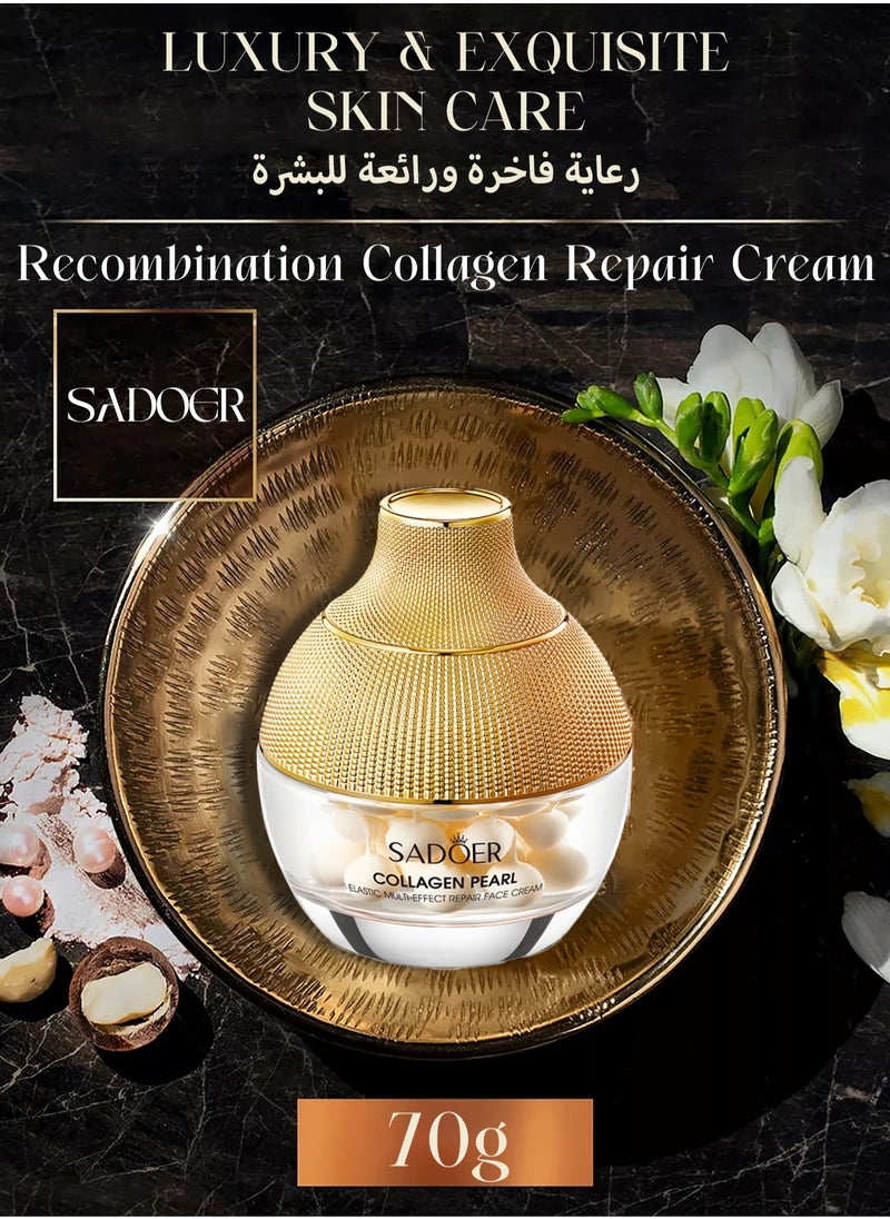 Pearl Recombinant Collagen Face Moisturizers Cream,Pearl Mucin Face Moisturizers Cream,Daily Facial Repair Gel Face Moisturizers Cream For Dry/Sensitive Skin - Effective Moisturizing For Dry And Sensitive Skin - 1PCS - pzsku/Z47BB02AD8C4E68B4005DZ/45/_/1715758817/842ff35d-c2ae-47e4-b03e-5fa3199cf322