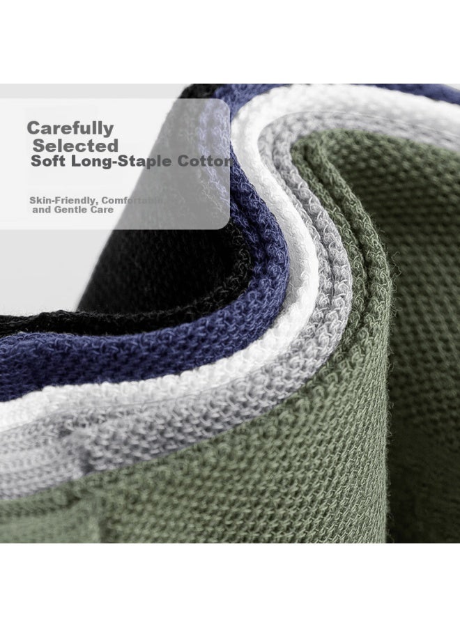 Yuzhaolin 100% Cotton Men's Casual Summer Thin Anti-pilling Odor-resistant Moisture-wicking Solid Color Sports Socks - Image 5