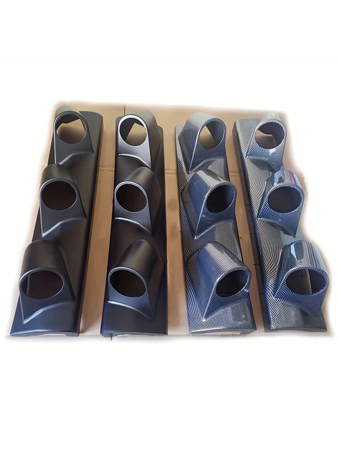 Durable ABS Black Triple Gauge Pod 52mm 3 Hole Dashboard Mount Holder 1pc - Image 3
