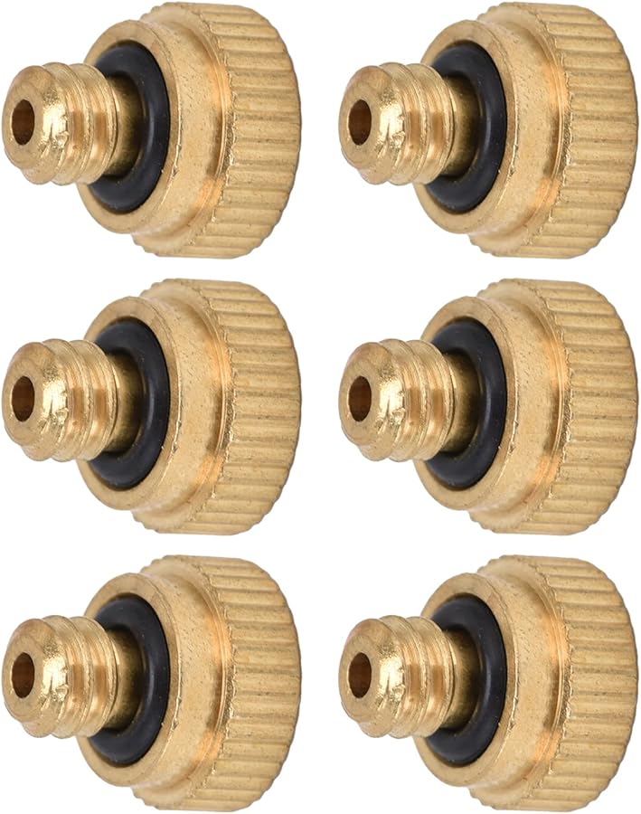 مجموعة فوهات رش من النحاس 20 قطعة، فتحة 0.3 مم، خيط UNC 10-24، للري والتبريد في الحدائق - Image 3