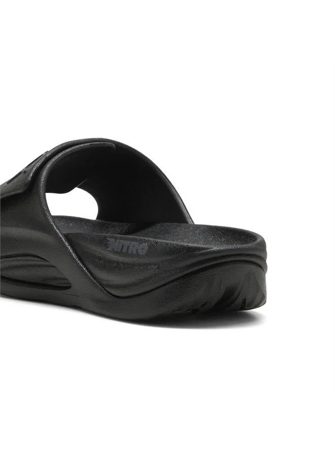 Puma PUMA Black-Moody Gray NITROcat Slide Sandals Unisex  | Best Price UAE