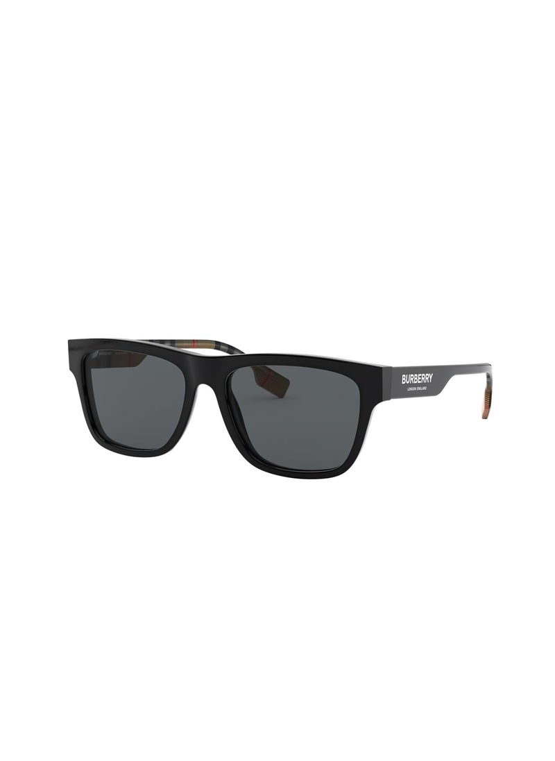 BURBERRY Sunglasses BE 4293 377381 Black Polar Grey - Image 2