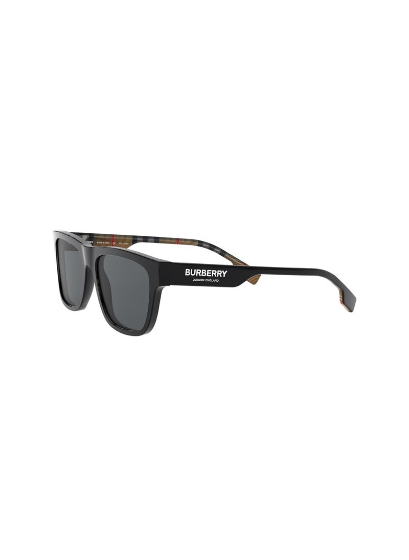 BURBERRY Sunglasses BE 4293 377381 Black Polar Grey - Image 3