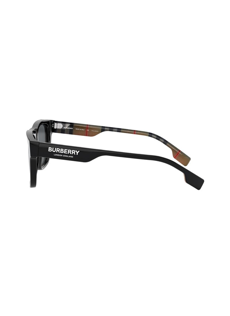 BURBERRY Sunglasses BE 4293 377381 Black Polar Grey - Image 4
