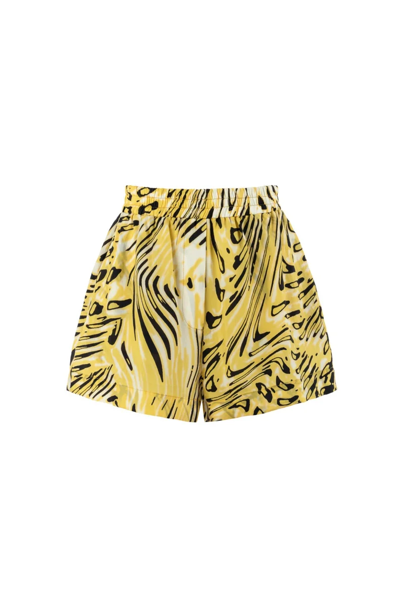 Nocturne High Waist Patterned Shorts