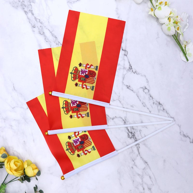 50pcs Hand Held Small Flag Stick International Stick Flags Banners Party Decoration - Image 1