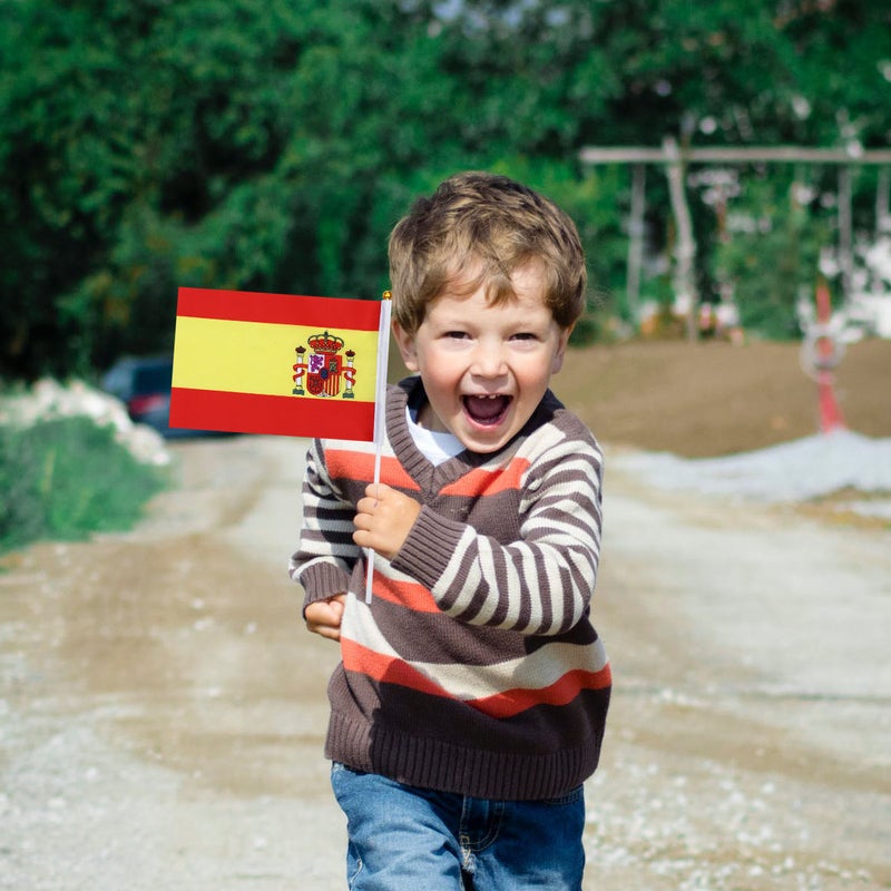 50pcs Hand Held Small Flag Stick International Stick Flags Banners Party Decoration - Image 3