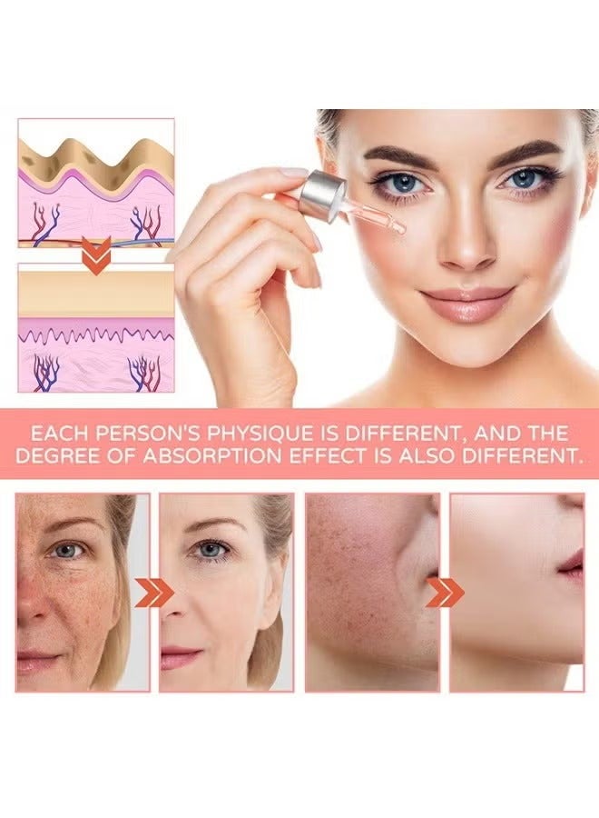Jaysuing 5 In 1 Facial Serum,With Hyaluronic Acid,Niacinamide,Vitarmin C,Vitarmin E ,Collagen, For Moisturizing Brightening Face Serum Anti-Aging Facial Serum For Dark Spots, Fine Lines And Wrinkles Smooth Skin 3 - Image 4