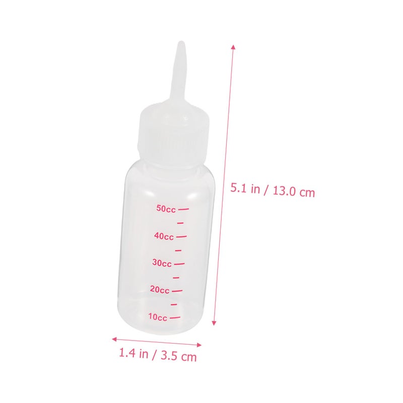 5 Pack Pet Nursing Bottle with Pointed Nipple Safe Feeder for Kittens Puppies Small Animals - Image 4
