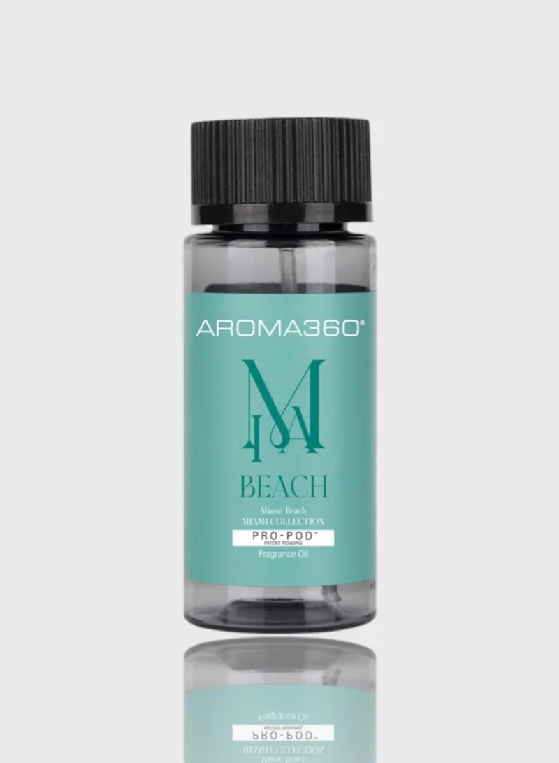 أروما 360  Miami Beach Pro-Pod Oil Blend - Hotel Inspired for Luxury Essential Oil Diffusers - Aromatherapy Scent Diffuser Oil - Honeydew, Rose Water, and Driftwood - 50 mL, 1.7 fl oz