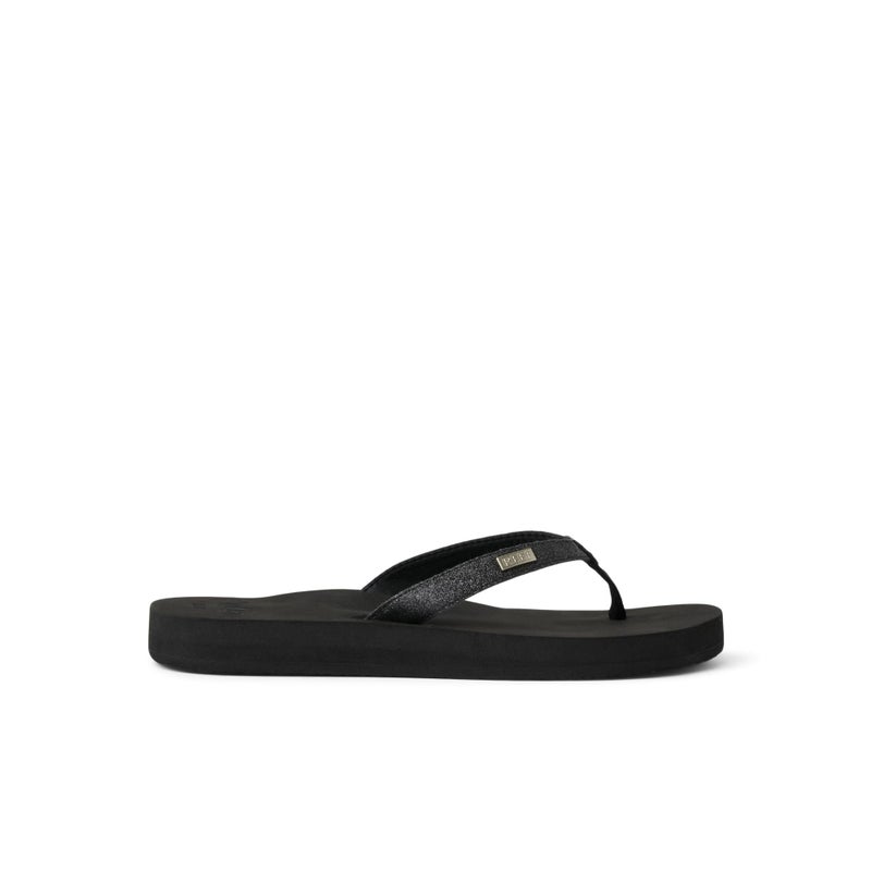 REEF Women’s Sandals Star Cushion | Fashion Flip Flops for Women, Black, 8 - Image 4