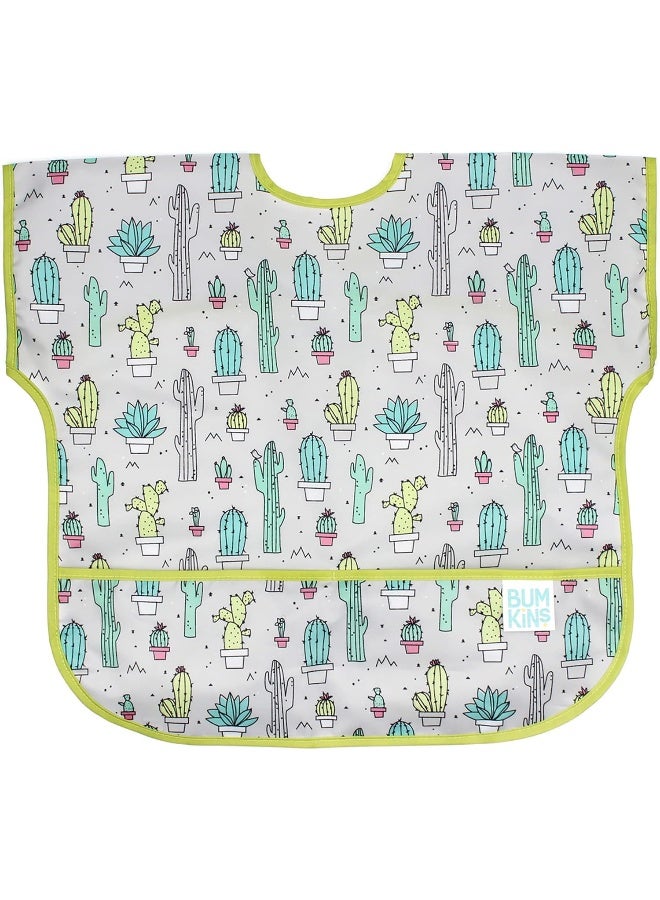 BUMKiNs Bumkins Bibs, Baby and Toddler Bibs, Bibs for Girls and Boys, Large for 1-3 Years, Short Sleeve Bib for Kids, Mess Proof Lightweight Waterproof Fabric Bib - Image 3
