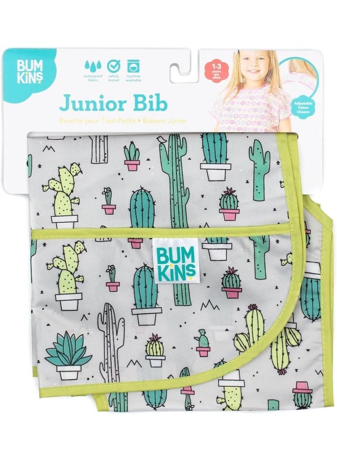 BUMKiNs Bumkins Bibs, Baby and Toddler Bibs, Bibs for Girls and Boys, Large for 1-3 Years, Short Sleeve Bib for Kids, Mess Proof Lightweight Waterproof Fabric Bib - Image 4