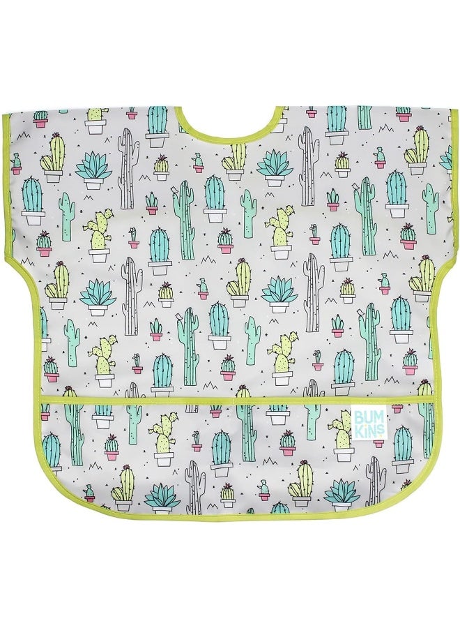 BUMKiNs Bumkins Bibs, Baby and Toddler Bibs, Bibs for Girls and Boys, Large for 1-3 Years, Short Sleeve Bib for Kids, Mess Proof Lightweight Waterproof Fabric Bib - Image 1