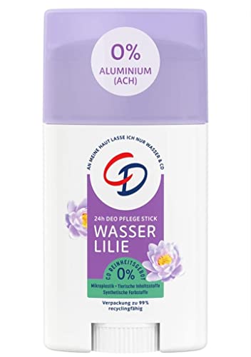 CD Deodorant Care Stick Water Lily Without Alcohol Dyes and Aluminium Salts Vegan 40 ml 135 Oz Pack of 1