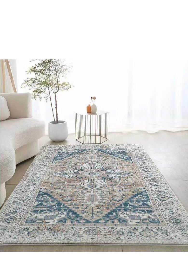 Rectangular Soft Touch Carpet Blue/Beige 160x230cm - pzsku/Z47BBD08069257DF09530Z/45/_/1690990996/7cde24fa-b12d-4bef-884b-23147da418f8