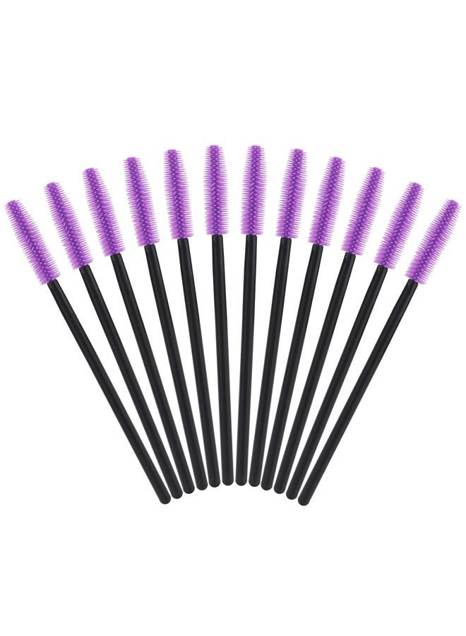 g2plus 50PCS Disposable Silicone Eyelash Mascara Wands Brushes Cosmetic Eyelash Extension Applicators Professional Makeup Tool Set (Multi-colored) - Image 1