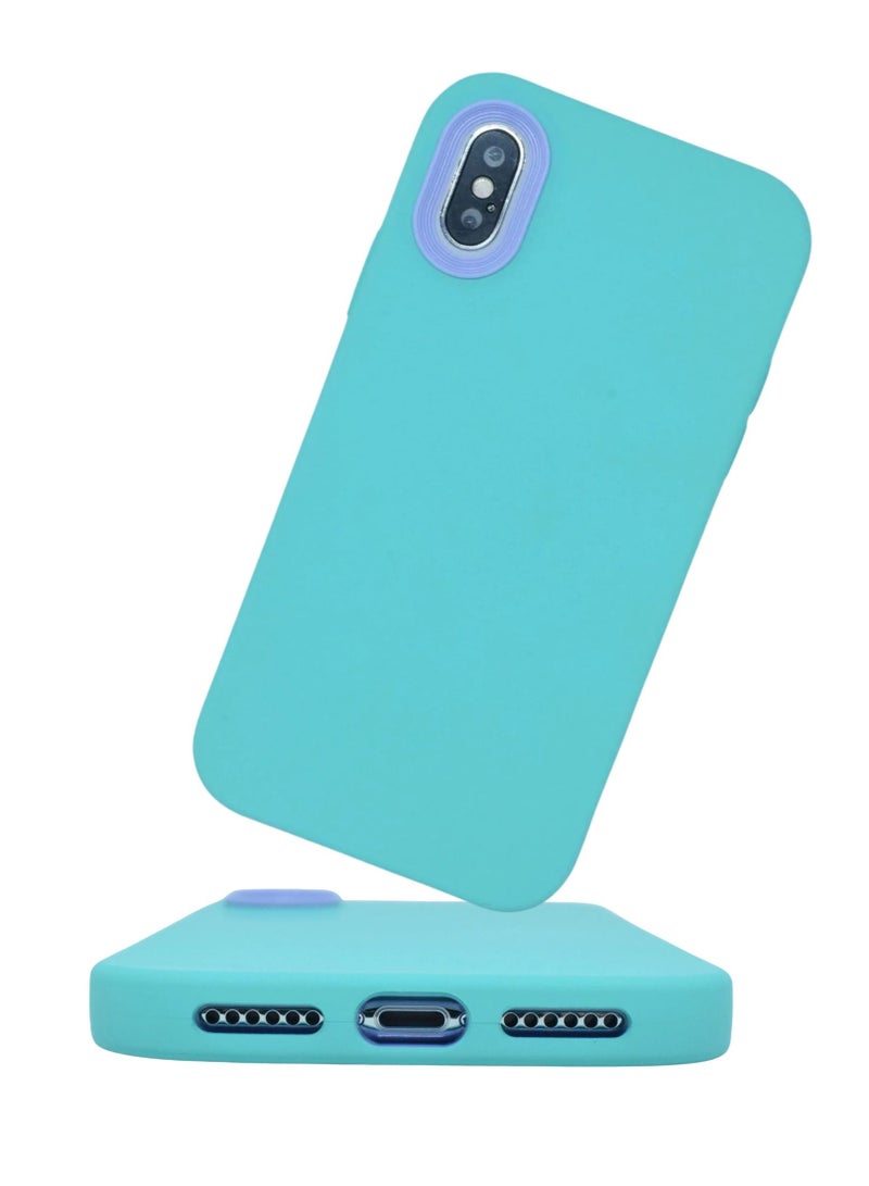 Houmt iPhone X Case Soft Flexible Silicone With inside Frame Camera Protected Back Cover - Image 2