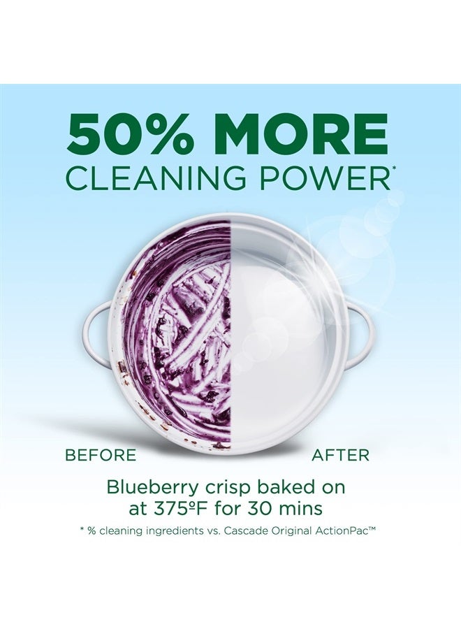 Cascade Free & Clear ActionPacs, Dishwasher Detergent, Lemon Essence, 62 Count - Image 3