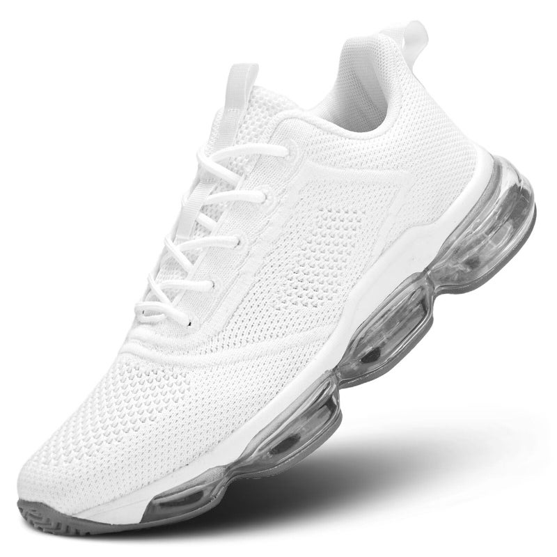 Luogoks Womens Road-Running-Shoes Air Cushion Walking Shoes Sneakers Fashion Tennis Breathable Sport Gym Fitness Cross Trainers Shoes - Image 1