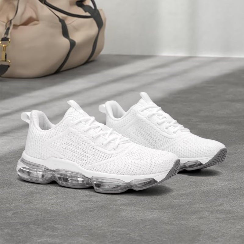Luogoks Womens Road-Running-Shoes Air Cushion Walking Shoes Sneakers Fashion Tennis Breathable Sport Gym Fitness Cross Trainers Shoes - Image 2
