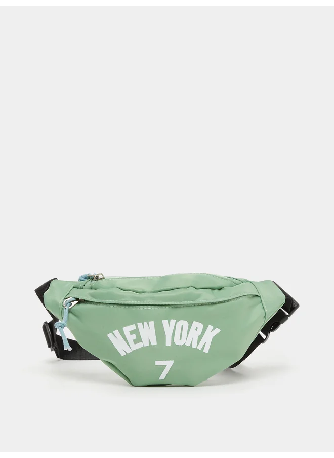 ستايلي Styli Printed Zipped Belt Bag