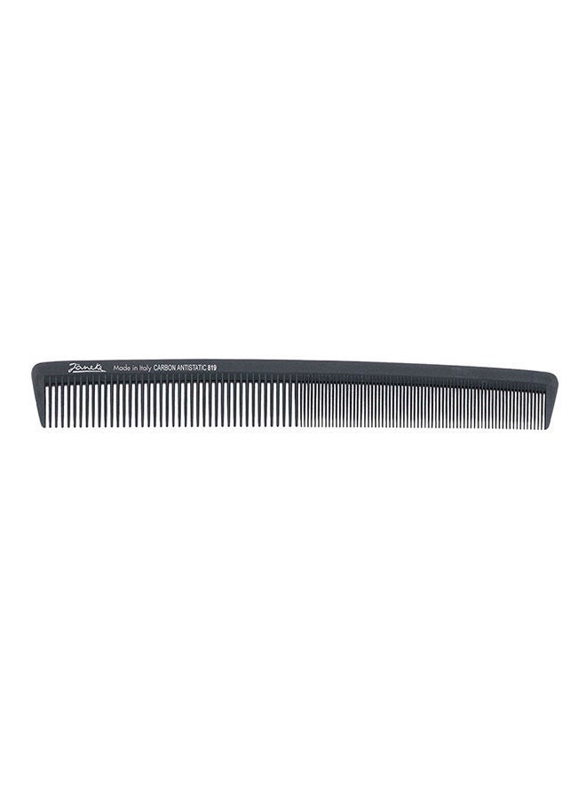 NIBEMINENT Thick Waved Ripple Comb Black 22.3cm