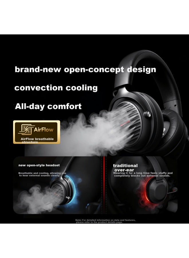 Sanag Sena D55s Gaming Headset Wired Wireless Bluetooth 2.4g Quad-mode Low Latency Over-ear E-sports Headphones Back-to-school Essential 100w Bestseller - Image 1