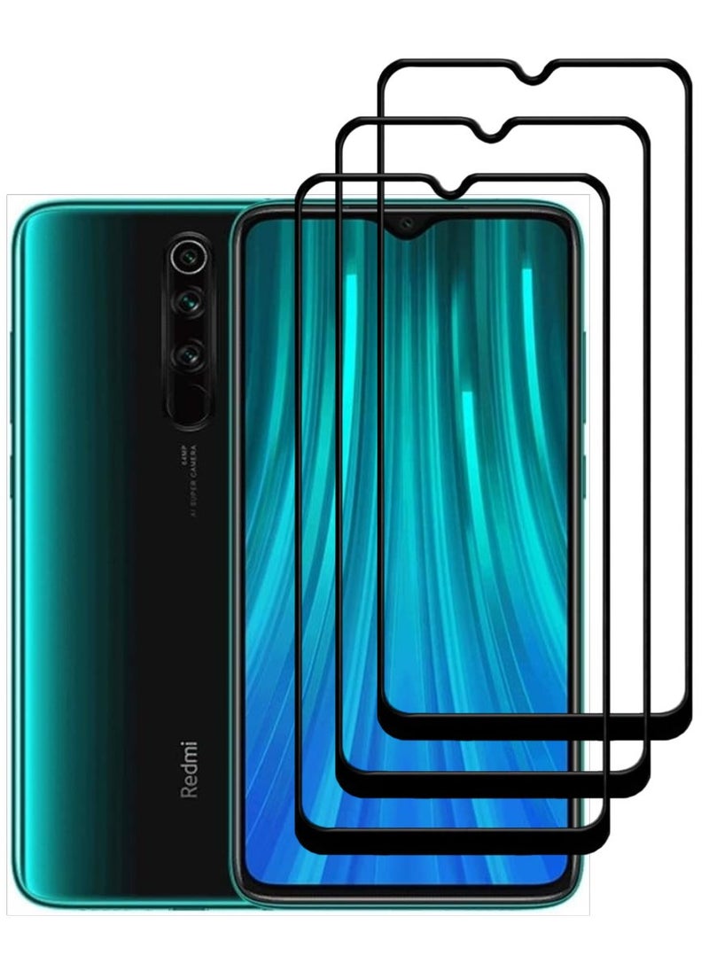 ACLIX 3 Pieces Antistatic ESD Dustproof Premium Quality High Definition Tempered Glass Screen Protector Designed For Xiaomi RedmiNote 8 Pro - Image 1