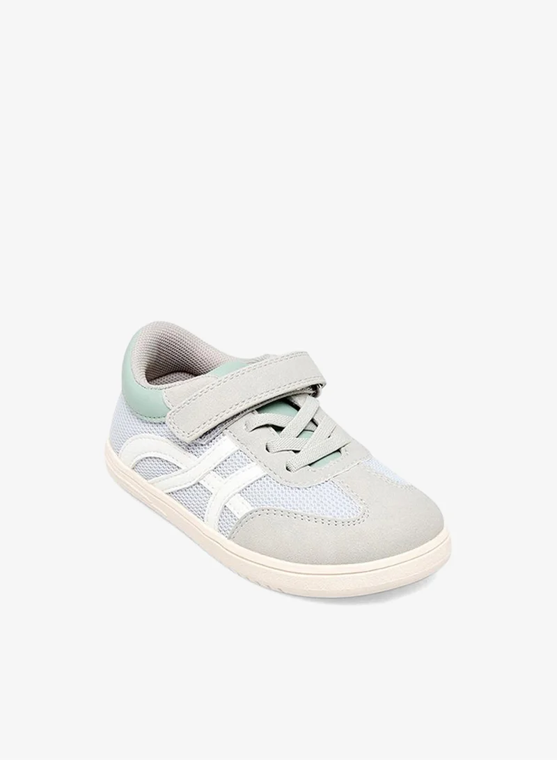Juniors Boys Hook & Loop Ankle School Sneakers