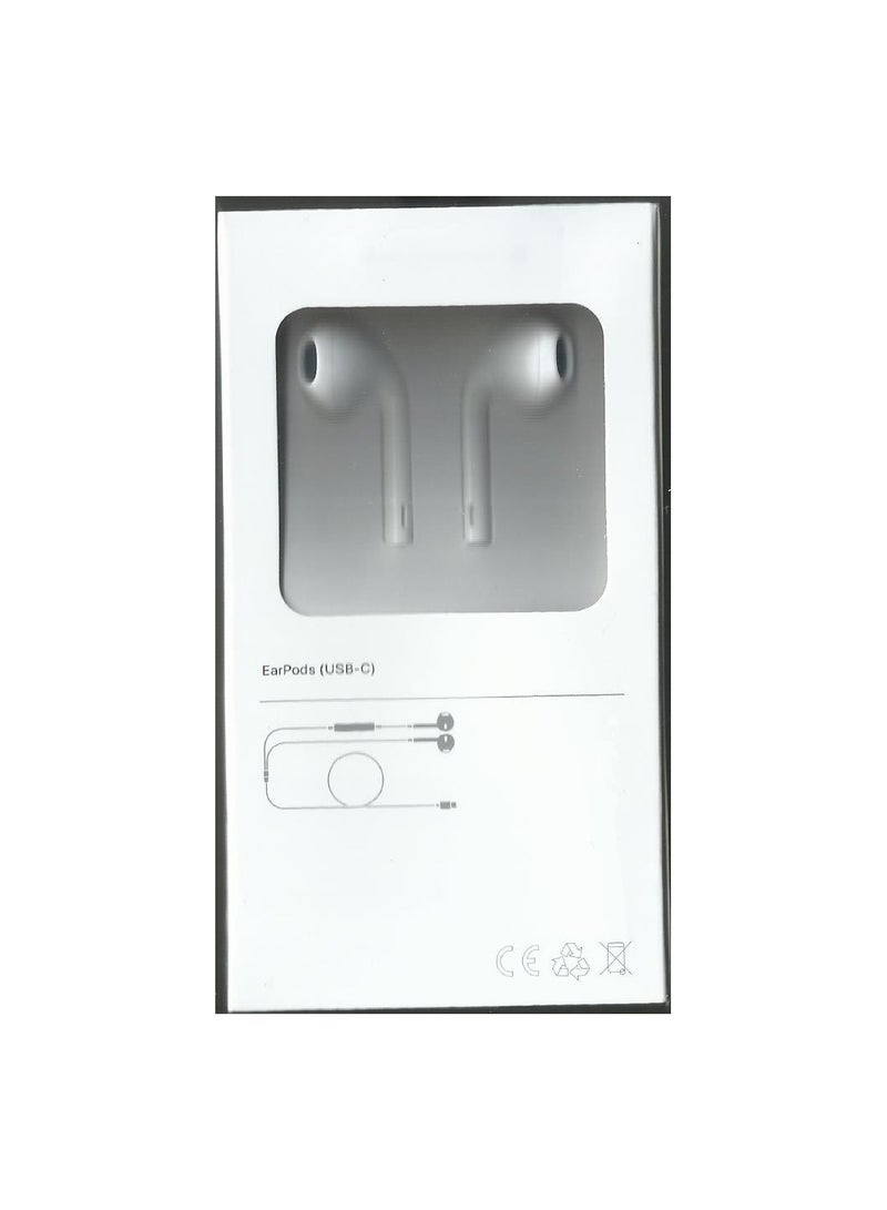 High-Resolution Wired Earphones with USB-C Port Compatible with the IP Pro Max, White - Image 3