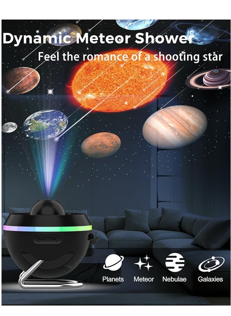 ELTRAZONE - Galaxy Projector | 13-in-1 Planetarium Star Projector | Solar System Projector for Kids Bedroom Ceiling Decor | Starry Sky Night Light with Timer & RGB Effects - Image 1