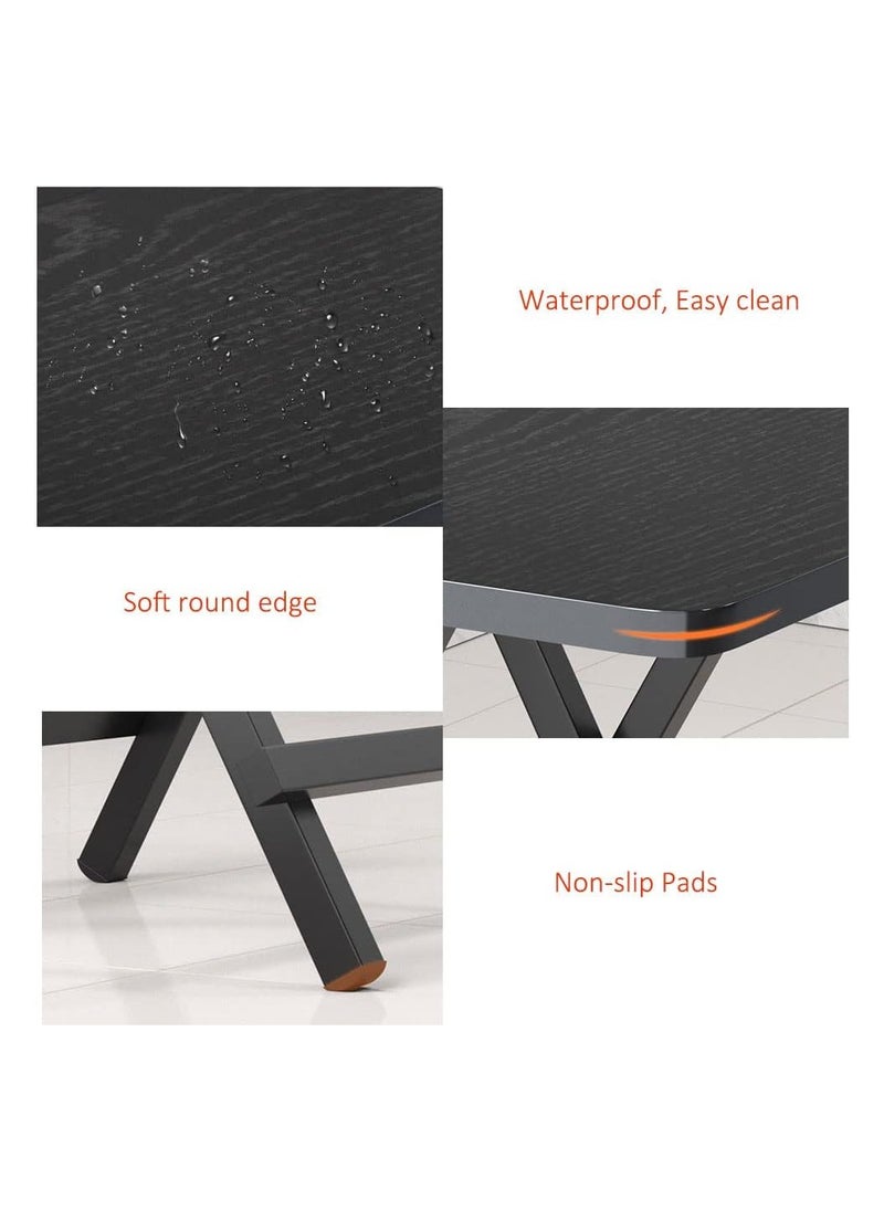 Folding Table Outdoor Dining Table Portable Camping Table Home Bedroom Rental House Square Table(60*60CM)