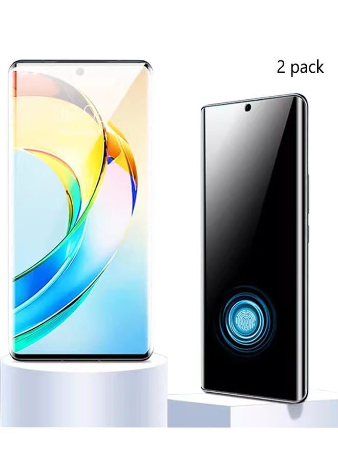X-level 2 PCS Flexible Privacy Screen Protector for HONOR X9b 5g, with Fingerprint Unlock Compatible, Anti-Spy Full Adhesive Soft Film Phone Display Cover Accessory for HONOR X9b 5g  - Image 1