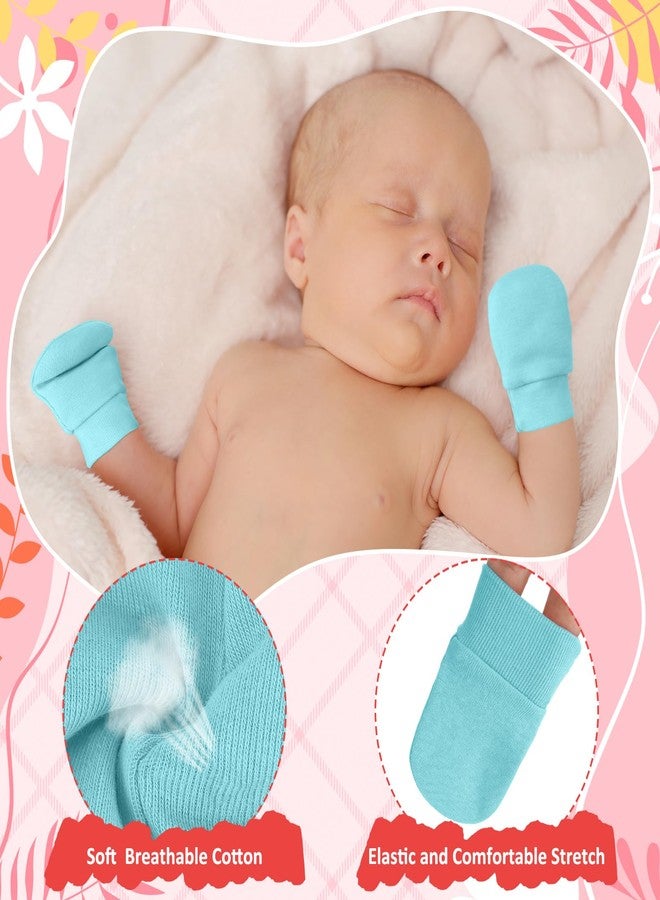 Twistover 18 Pairs Baby Preemie Mittens Newborn Mittens No Scratch Cotton Premature Gloves for Nicu Boys Girls Gifts(Bright Color) - Image 4