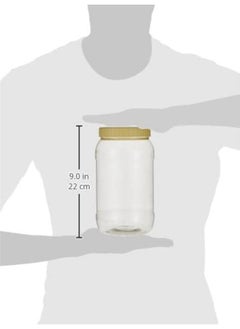 Sunpet Alsaqer Round SpiceJar/Pet Jar/Plastic Round Food Storage Jar 2000 ml Capacity  - Image 3