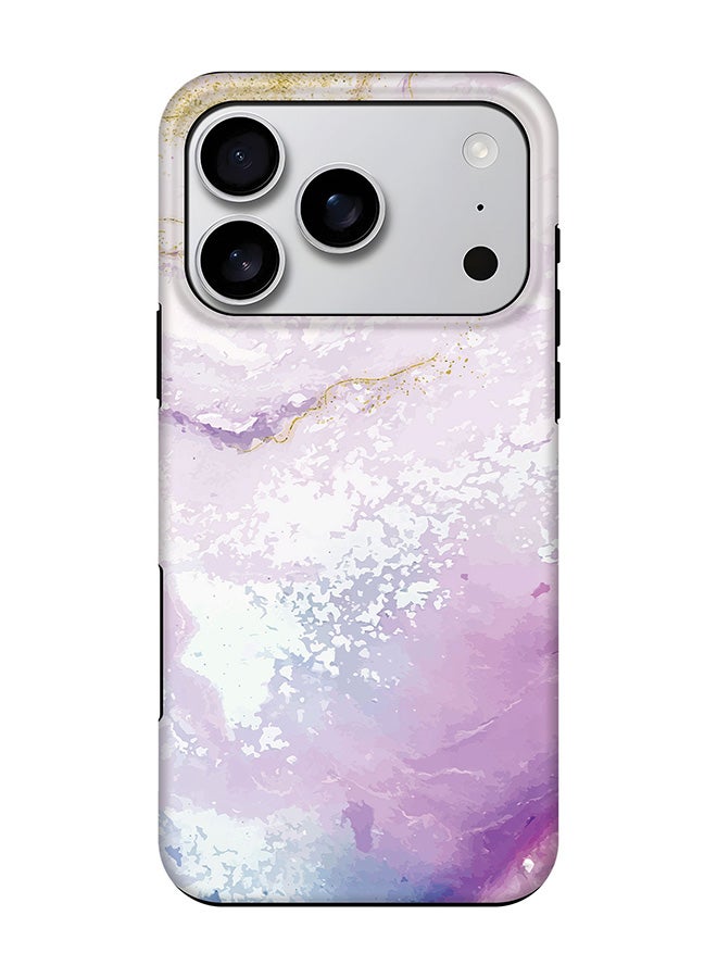 Stylizedd Tough Pro Magnetic Case for iPhone 17 Pro, Dual Layer hybrid PC + TPU Mobile Cover Matte - Marble Print Marine