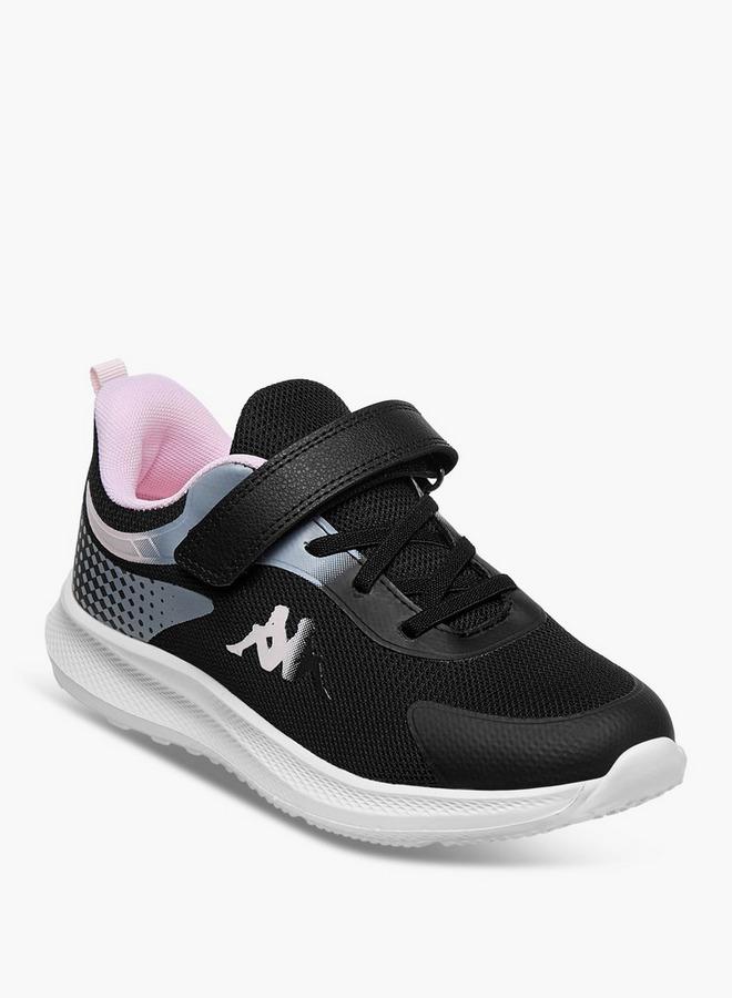 Kappa Girls Logo Print Hook and Loop Sports Shoes - Image 1