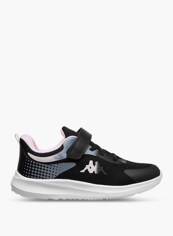 Kappa Girls Logo Print Hook and Loop Sports Shoes - Image 3