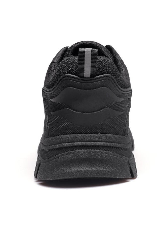 Strongman Qiangren 3515 Outdoor Casual Shoes For Men, New Generation Slip-on Shoes With Quick-release Buckle, Sports Running Shoes, Daily Hiking And Mountain Training Shoes For Men, Jd017, Black, Size 38 - Image 4