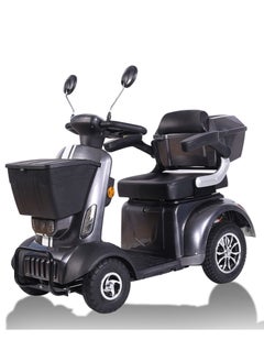 Heavy Duty 4-Wheels Mobility Scooter, 418 lb Capacity Large Wheelchair for Seniors, Adults, Magnetic Brake, No Assemble Required